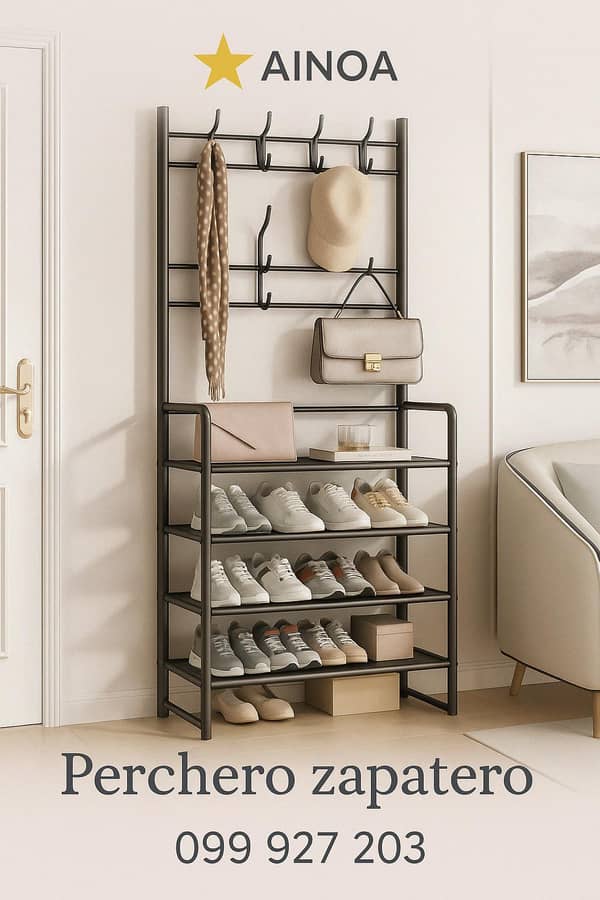 Perchero zapatero 1,7x80x26